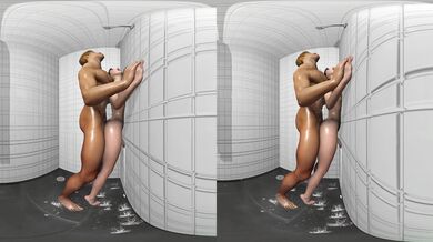 The Naughtiest Schoolgirl in the Locker Room: A Sissy Shower Facefuck VR Experience - 180 Degree Slow Motion SBS (4K Reupload)