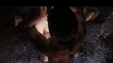 The Skyrim Beauty: Ganged Up and Taken by an Army of Bandits