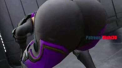 Young and Curvy Milf Hairy Kishi3D Gets Fucked By Two Hungry Studs