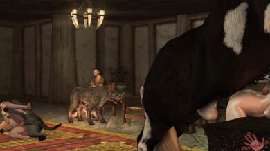 Satisfying an entire zoo in a luxurious mansion, it is time for the 12th episode of Bestiality Mansion!