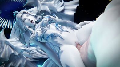 A woman named Hydaelyn is seen riding a horse in the middle of a vast desert, with no sound accompanying her movements