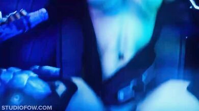 Miranda Lawson, a sexy Space Station officer, is for*ced to have sex with multiple men in this hardcore porn video by Studiofow