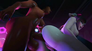 4K Ultra High Definition Sombra and Dva with BlackjrXIII [60fps]