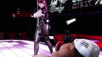 Watch as this marine takes on a group of bikini-clad ladies in this hot and steamy MMD porn!