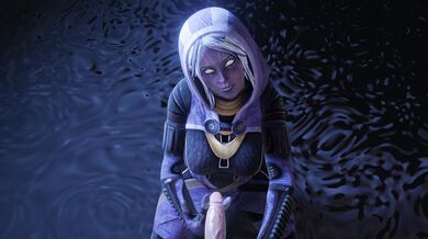 Watch Tali give a handjob from her perspective in this POV Hentai porn video