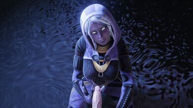 Watch Tali give a handjob from her perspective in this POV Hentai porn video