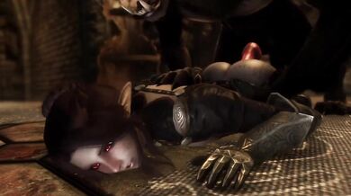 Skyrim - Saffy Does A Little Bit of Werewolf Training