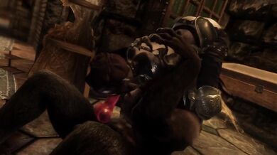 Skyrim - Saffy Does A Little Bit of Werewolf Training