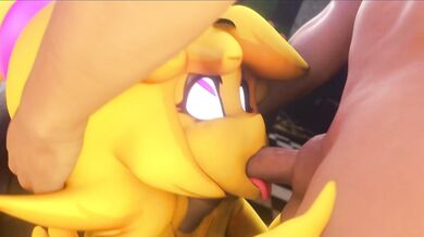 Ellie Skyscraper gets her face fucked by Chikus big dick