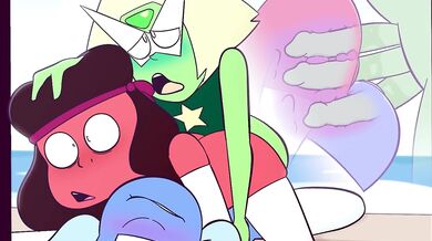 Mated With Futanari Monsters: Futa Peridot x Ruby and Sapphire (feat Melie, Conie, K)