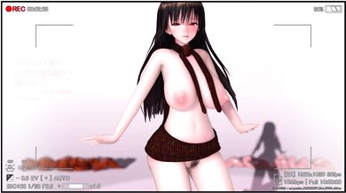 My naughty aquatic fantasy with a mermaid-like creature in the MMD software, accompanied by a Photoshoot session of 2 sexy models!