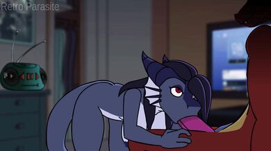 The Hunt for the Red Scrotum: Myrtle gets ravaged by Big Blue Durg, a Retro Parasite with Spikeshi appendages