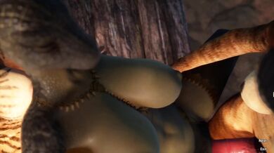 Sexual Intuition Unleashed - The Sensual Female Cat and the Reptilian Beauty with Enormous Breasts