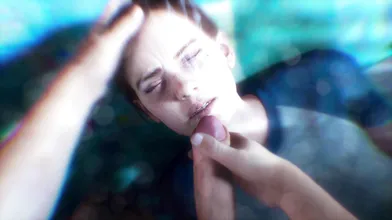 A horny girl with a deep throat named Ellie gets remastered in 4K and 60 FPS by Lorge Gucas