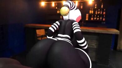 Watch as the sexy puppet rides hard on the BBC