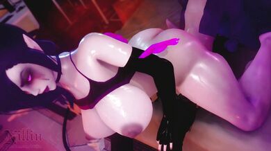 Watch Morgana get fucked by a cyborg in the future, where sex robots are a norm!