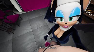 Sexy Assistant Gives Sensual Fellatio to Customer, Teases His Tip with Fleshlight Machine