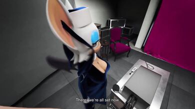 Sexy Assistant Gives Sensual Fellatio to Customer, Teases His Tip with Fleshlight Machine