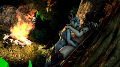 Watch as Kamina and Kirei engage in passionate lesbian love-making, with AlexStrasza directing the action from behind the camera!