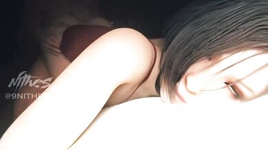 'Asian Goddess Ada Wong gets fucked by nine devilish creatures in a haunted mansion'