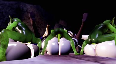 "The Goblin Queen and Her Mighty Press (Yain)"