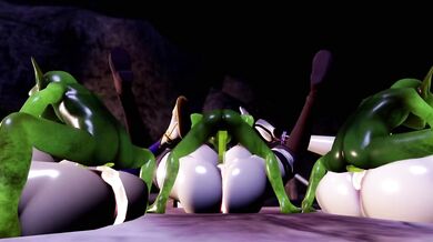 "The Goblin Queen and Her Mighty Press (Yain)"