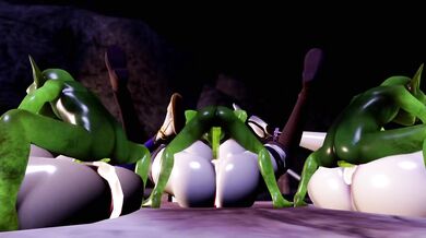 "The Goblin Queen and Her Mighty Press (Yain)"