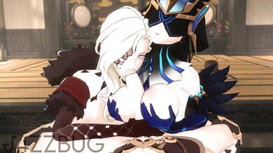 'Double Penetration with Signora and Mirror Maiden [J4ZZBUG]'