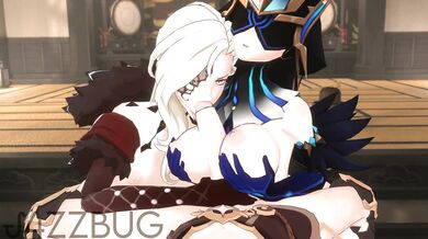 'Double Penetration with Signora and Mirror Maiden [J4ZZBUG]'