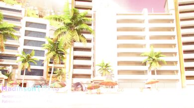 "Honeymooning Widow and Kinky Beach Fun"