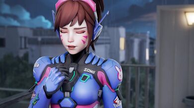 'D.Va's Passionate Encounter with a White Goddess [3D VR Experience]'