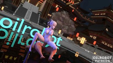'The Dance of Love and Desire: Genshin Impact's Jean Gunnhildr Takes Control in This Hentai MMD 3D Video!'