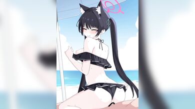 'Hentai Porn: Serika the Sex Goddess in Reverse Cowgirl Riding Position with Bondage and Kuma Team'