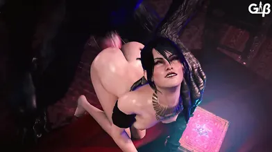 "Mating With A Beastly Alpha: Morrigan's Werewolf Breeding"