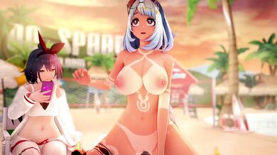 Mualani, the goddess of water, and Yunli, the demon queen of fire, engage in a fiery love affair that will leave you breathless.