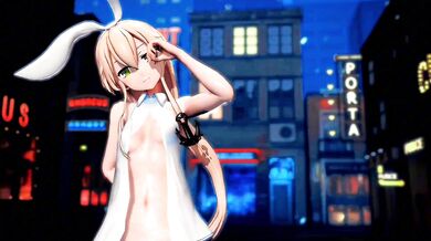 "Alien Invasion: Shimakaze and Genesis in MMD"
