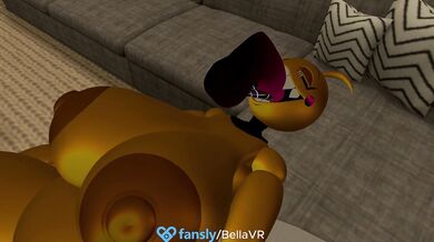 "Pleasure Doll with a Stuffed Toy Chick and Dildo Fun"