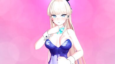 I hope you enjoy watching my hot wife, Toki, and her sexy bunny costume as she dances with her best friend, Tonton, in this hentai video.