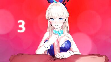 I hope you enjoy watching my hot wife, Toki, and her sexy bunny costume as she dances with her best friend, Tonton, in this hentai video.