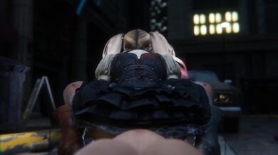 Harley Quinn Cowgirl Ride in her Arkham Asylum Outfit, with Ultra-High Definition 3D Viewing