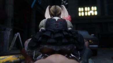 Harley Quinn Cowgirl Ride in her Arkham Asylum Outfit, with Ultra-High Definition 3D Viewing