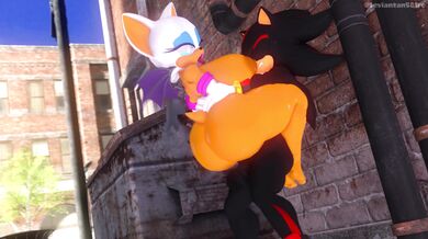 'Shadow fucks Rouge in the dark alleyway'