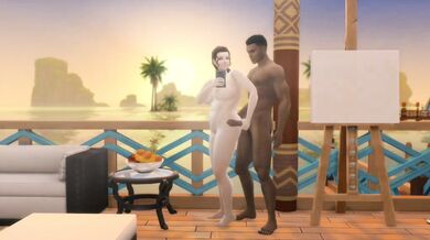 "My MILF wife and son's hot friend get it on in the Sims 4!"