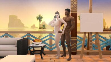 "My MILF wife and son's hot friend get it on in the Sims 4!"