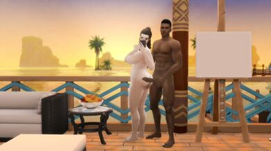 "My MILF wife and son's hot friend get it on in the Sims 4!"