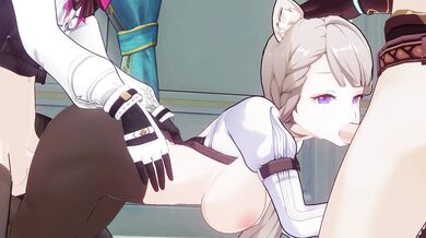 "The Sexual Education of Lynette with Her Two Male Teachers in French Class: Aline (A Hentai Threesome)"