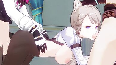 "The Sexual Education of Lynette with Her Two Male Teachers in French Class: Aline (A Hentai Threesome)"