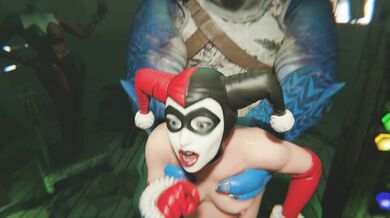 'Zack Snyder's Man of Steel: Harley Quinn and King Shark (Classic, Pregnant)'