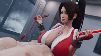 'Kawaii Schoolgirl Mai Shiranui Cums on Dildo in Highschool Uniform (No Wm) [Goonduude]'