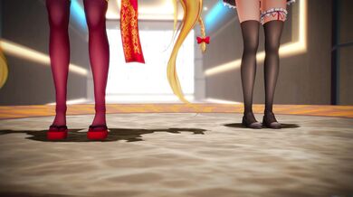 "Stripping with a Twist: A Sensual Dance of Chocolate Cream and Erotic Moves (000MMD)"